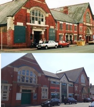 Before and after restoration