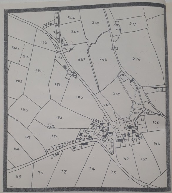Volume 1 Number 2 Selection of Tithe Map 1840 - Map only