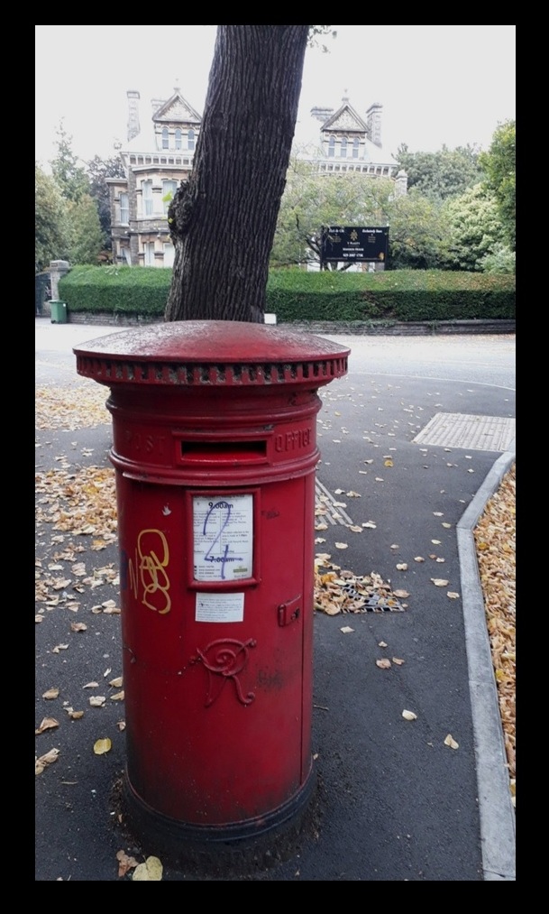 Victorian Pillar box, West Grove, Cardiff
