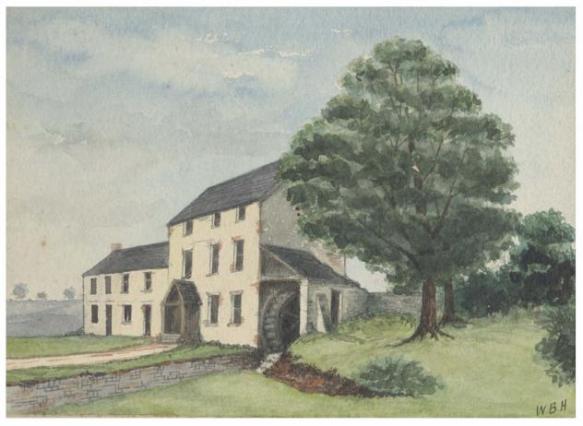 Roath Mill painting by Hodkinson