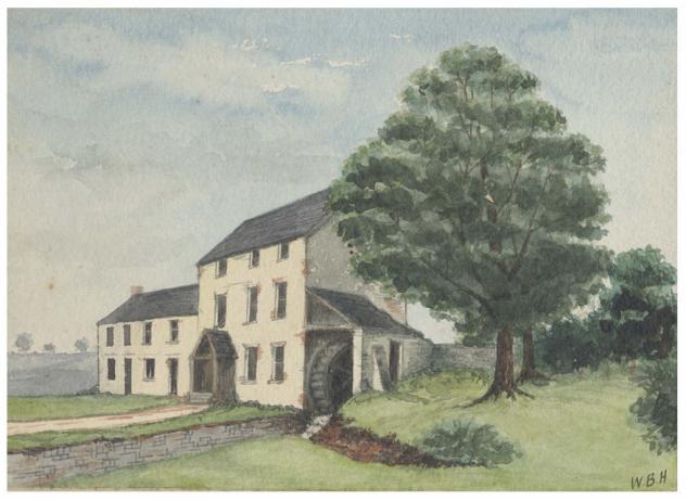 Roath Mill painting by Hodkinson