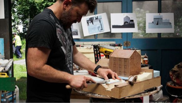 Rubin Eynon working on Roath Mill