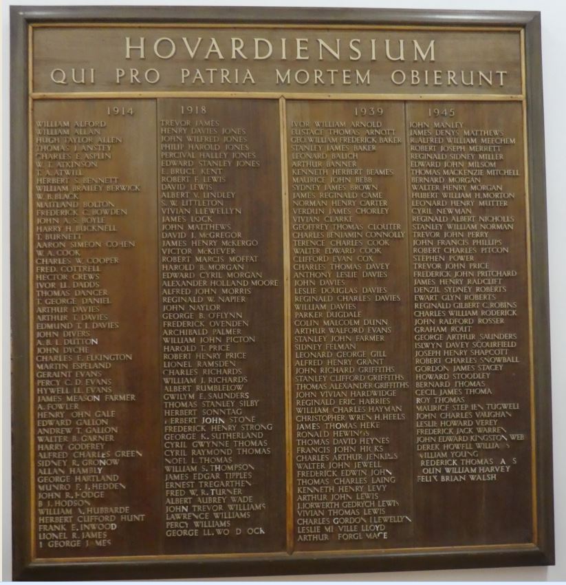 Howardian War Memorial