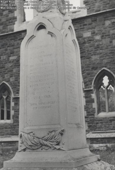 Roath Road Wesleyan War Memorial
