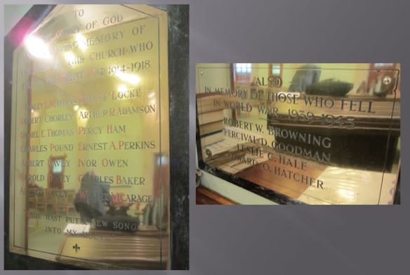 Splott Road Baptist War Memorials - John Stansfield