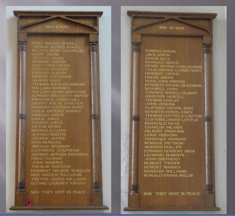 St Martins Albany Road - combined war memorials