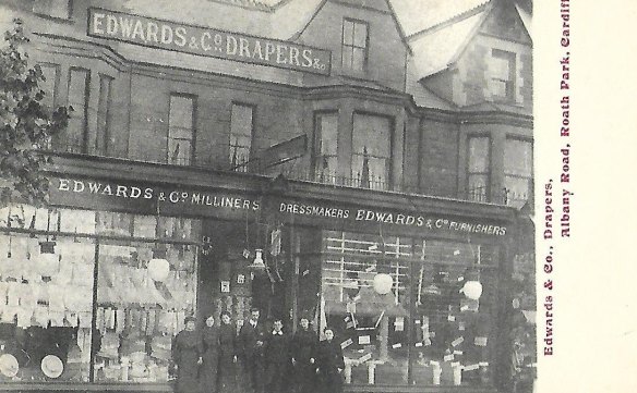 34 Albany ROad, Roath, Cardiff, Postcard.