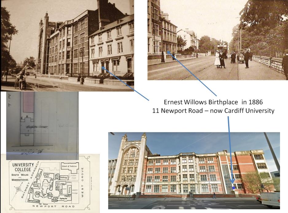 Ernest Willows birthplace