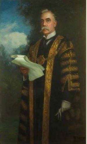 Lord Mayor William Crossman portrait by Parker Hagarty