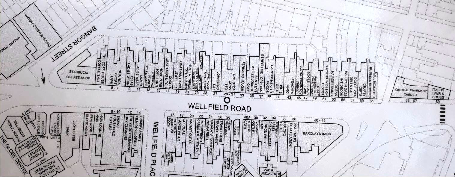 Wellfield Rad, Cardiff plan 2006