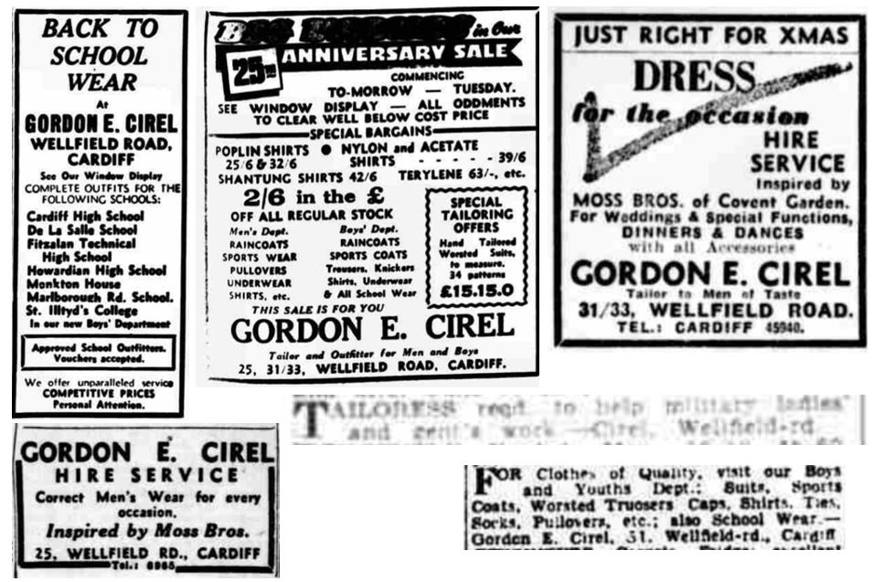 Gordon E Cirel advertising