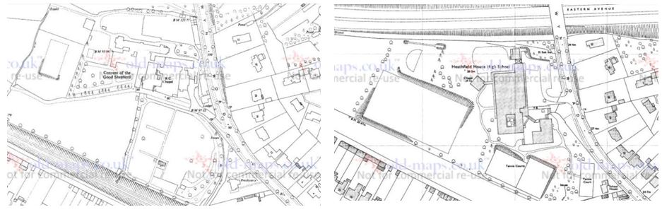 Map of St David's College Site, Ty Gwyn Road, Cardiff