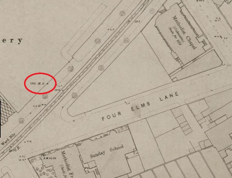 Roath milestone, Newport Road