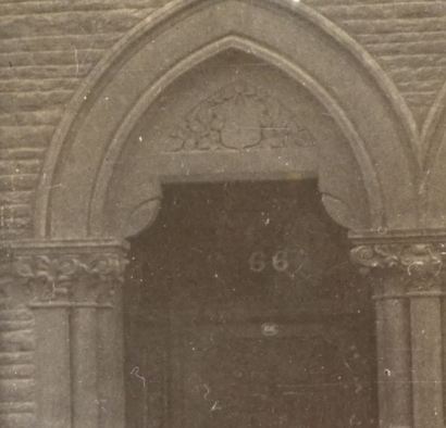 66 Albany Road, Roath, Cardiff, front door