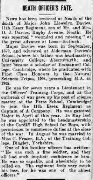 John Llewelyn Davies obit