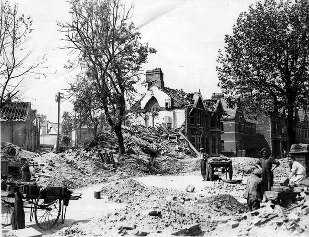 1 Penylan Road bomb damage