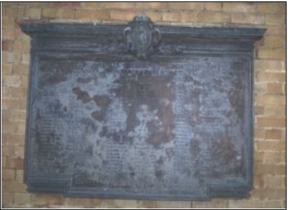 Cardiff High War Memorial plaque
