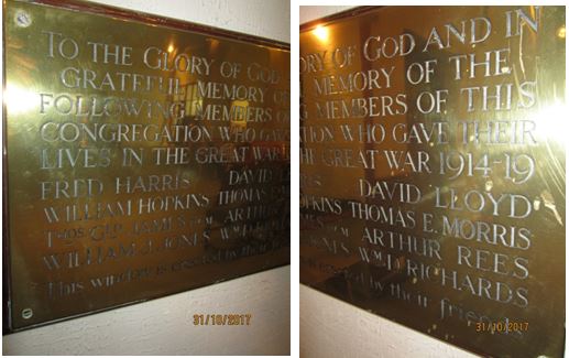 Ainon Baptist church memorial