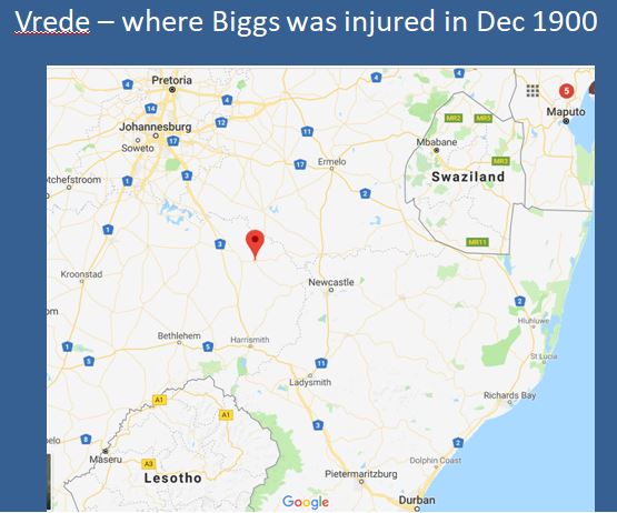 Biggs injured in 1900