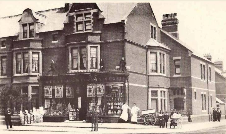 Reese and Gwillim, Penylan Road, Cardiff where William Adams worked