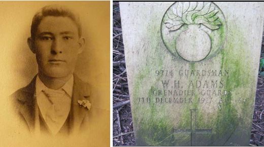 William Henry Adams Grenadier Guards