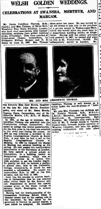 1930 June 12th Western Mail