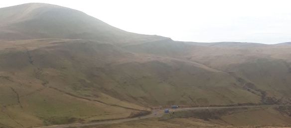 A470 just past Storey Arms near milestone