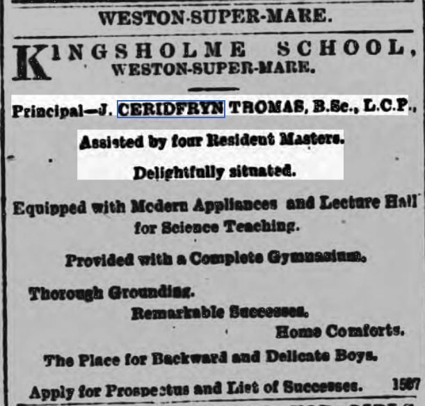 South Wales Daily News Sept 1902