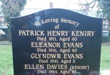 Lena Evans Glyndwr Evans