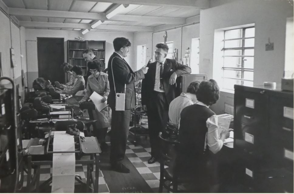 Alan Hopson conducting an interview