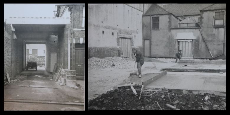 Back of 27 Albany Road being prepared for Hopson &amp; Son