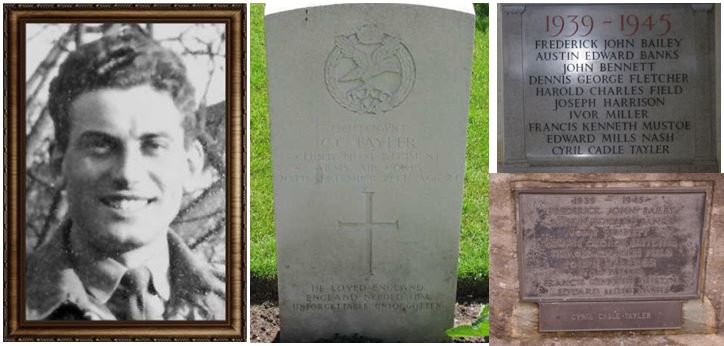 Cyril Cadle Tayler and memorials