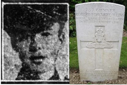 Robert Edward Collins photo and grave