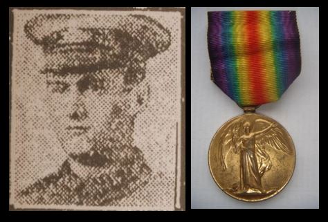 Reginald Bibbings portrait and medal
