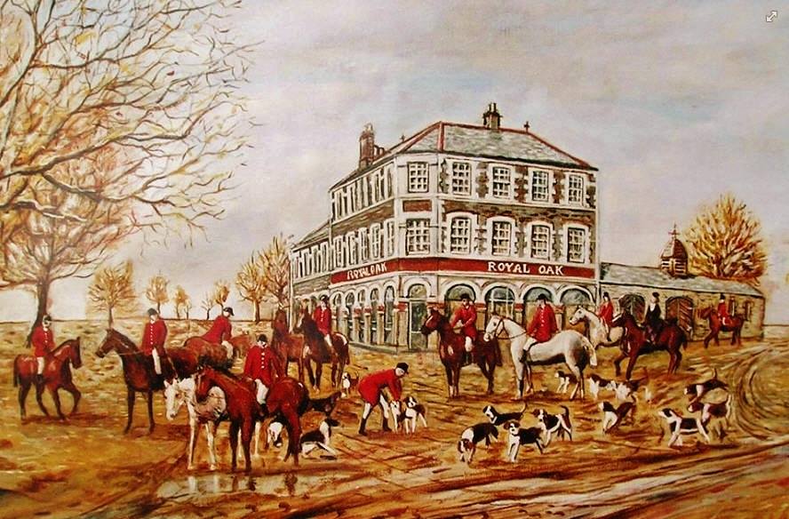 A painting of the Royal Oak - CN&amp;T FB