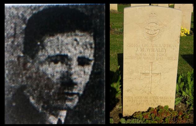 John Michael Whaley picture and headstone