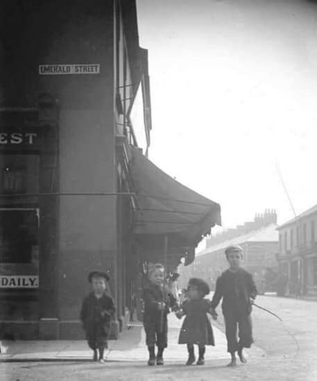 Corner of Emerald st and Clifton st 1890