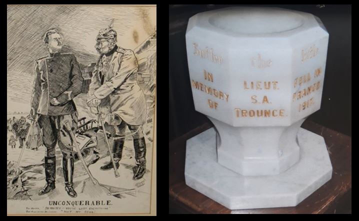 Sydney Abel Trounce drawing and font