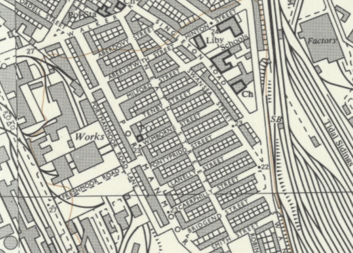 Wimborne Street map