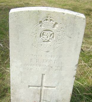 Eli Bond, Cathays Cemetery, headstone