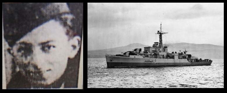 Evan Holland and HMS Lapwing