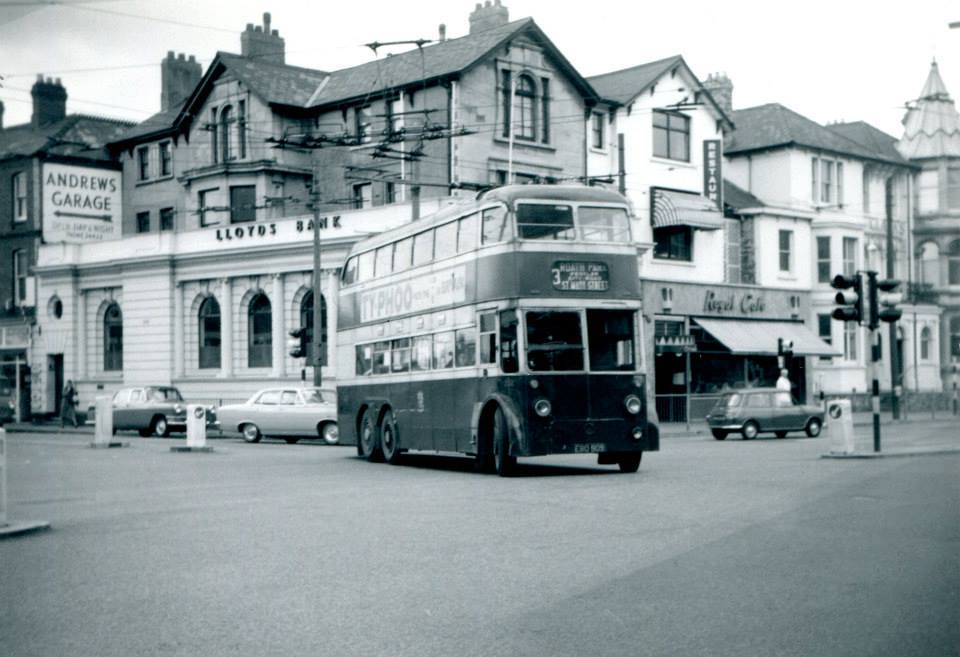 Newport Road and City Road, clearly showing Lloyds Bank and the lovely Royal Cafe.