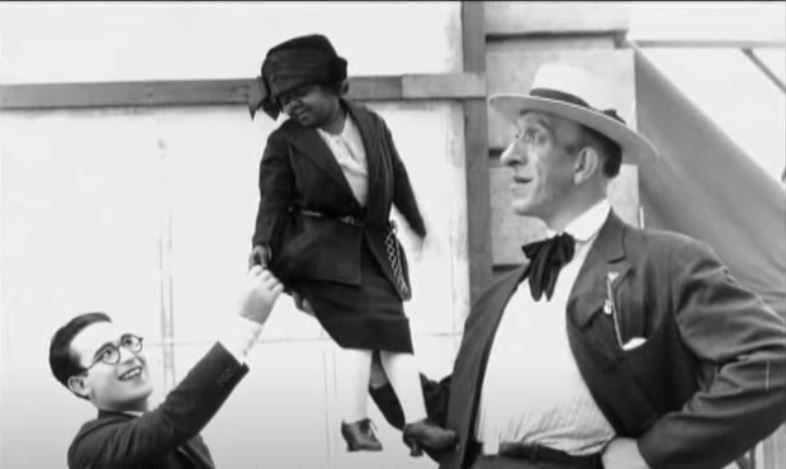 George possibly with Harold Lloyd