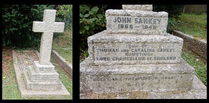 John Sankey grave in Moreton in the Marsh