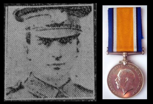 William George Jennings and medal