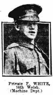 Fred James White, Western Mail, Cardiff