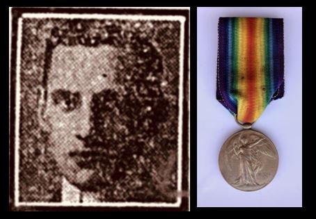 John Mathews picture and medal