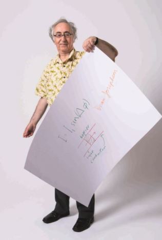 Brian Josephson and the Josephson Effect sketch - by Volker Steger