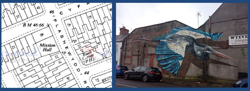 Plasnewydd Street wesleyan Methodist Mission Hall map and picture