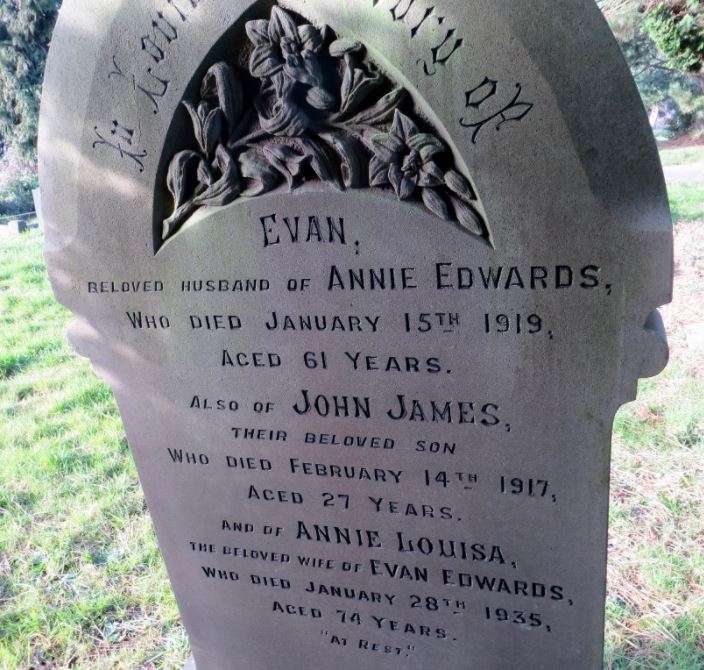 John James Edwards headstone